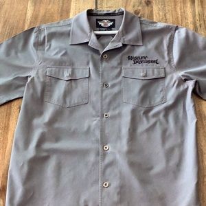 Harley Davidson button down shirt